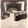 Mug/Kupa, watercolor on paper, 9" x 11" (2018), The Last Morning series,
